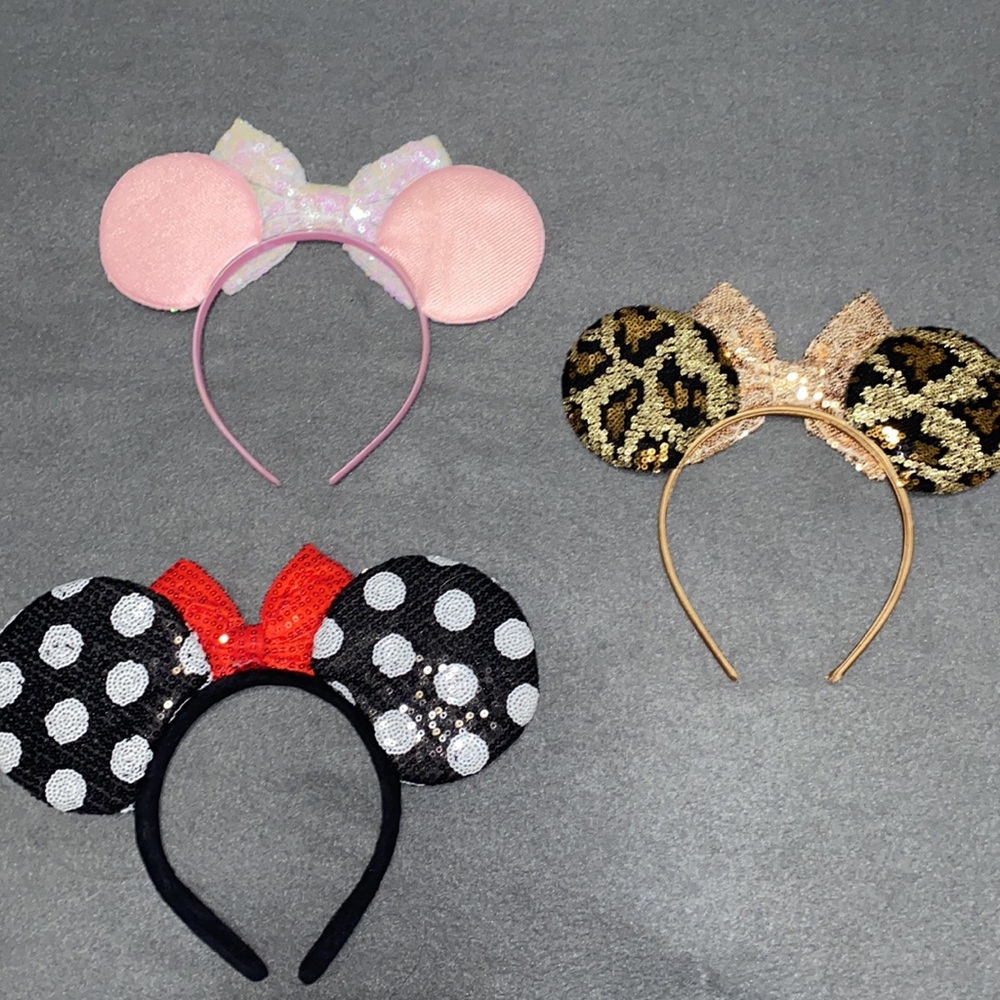 Disney Minnie Mouse ears headbands (3) - Picture 2 of 5